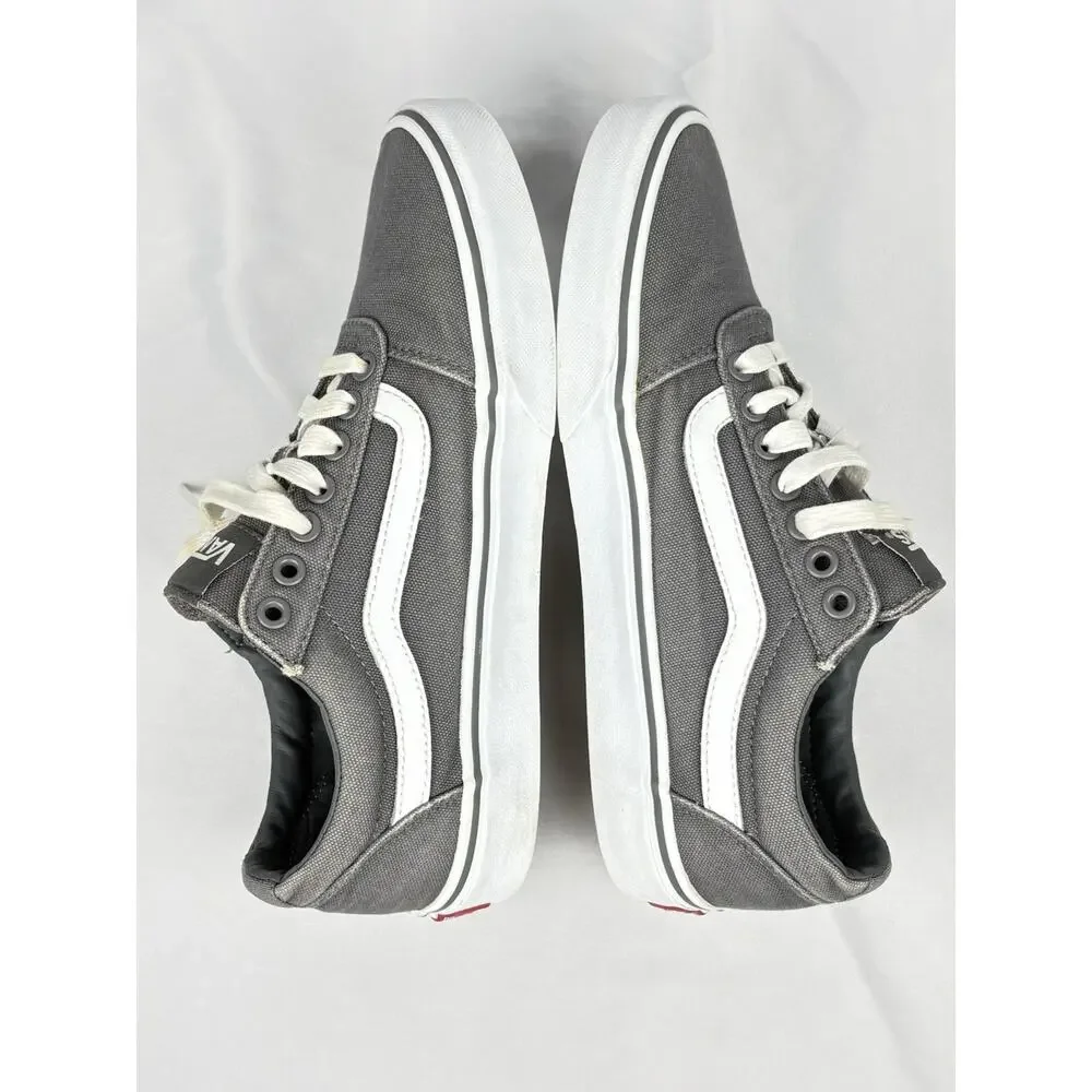 Vans Old Skool Off The Wall Sneakers Mens Sz US 8 Gray Canvas Skate Shoes 500714